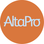 AltaPro Logo Orange w Blue