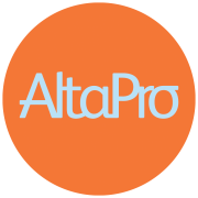 AltaPro Logo - Redo - Orange + Blue - Transparent